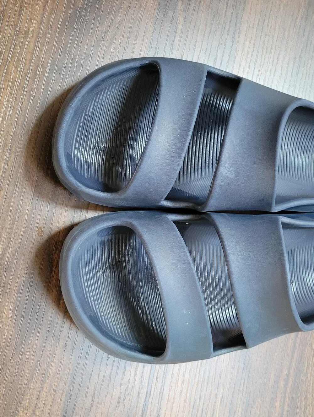 Bombas Friday Slides Navy Blue Men Size 10 Gym Leisure Comfort Lightweight